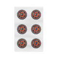 Retro DFF Bottle Cap Pattern Microfiber Tea Towel — 'Flyers Fans' Logo Design