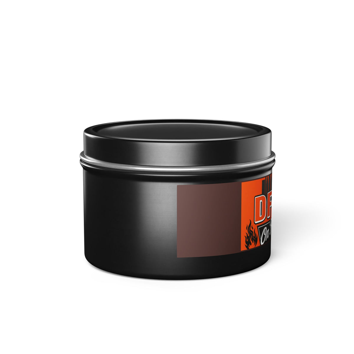 DFF On Fire Tin Candle — Coffee Scent, Novelty Gift Candle