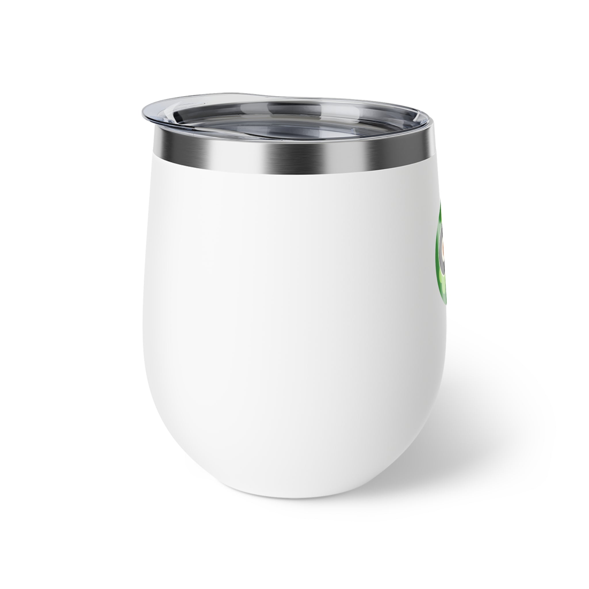 12oz Copper Vacuum Insulated Cup with Irish DFF Logo - Travel Wine Tumbler
