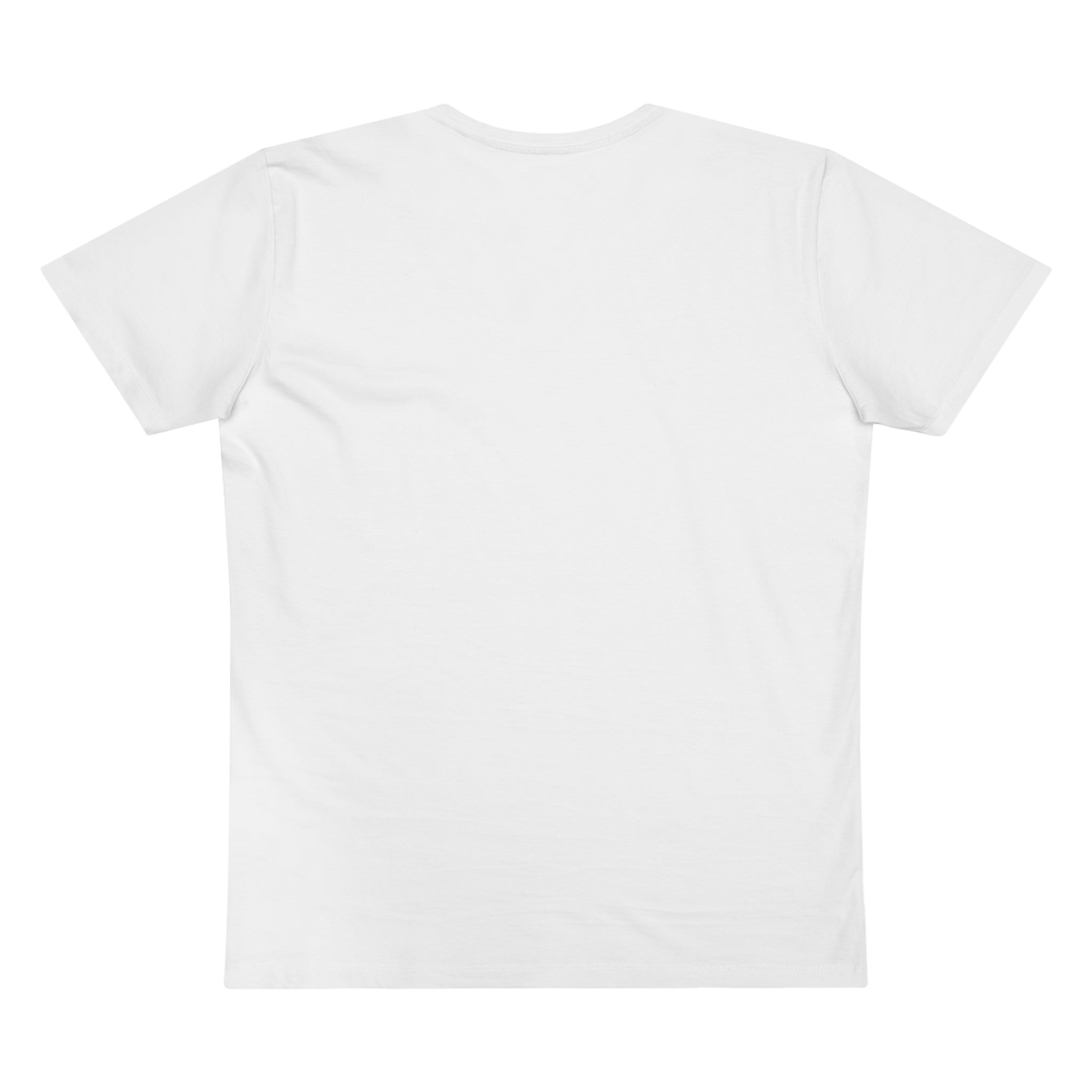 Black & Grey Logo V-Neck T-Shirt — Minimalist Retro Broadcast Emblem