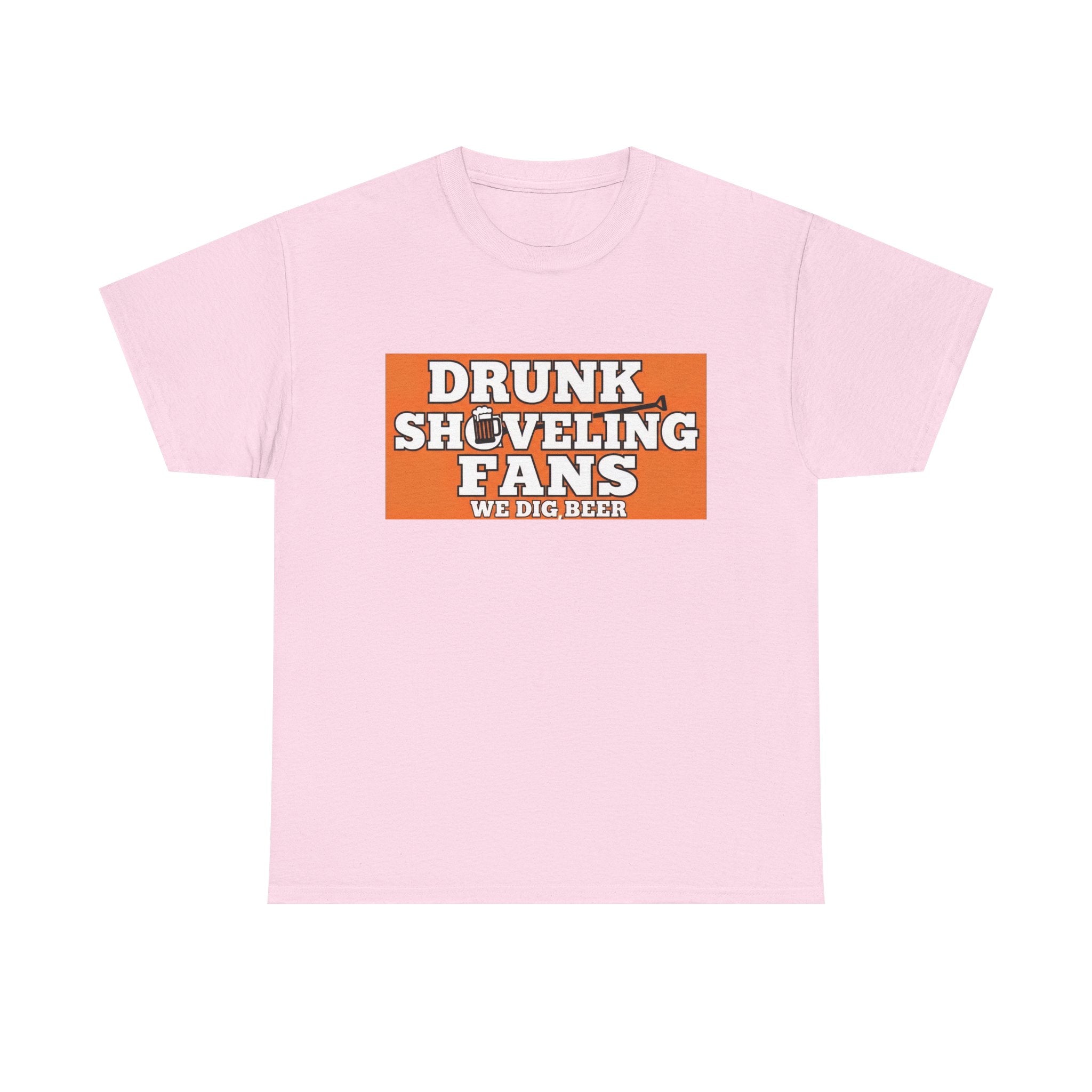 T-Shirt — "Drunk Shoveling Fans" Funny Football Beer Shirt