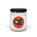 Retro Orange Logo Soy Candle — 9oz Scented Jar