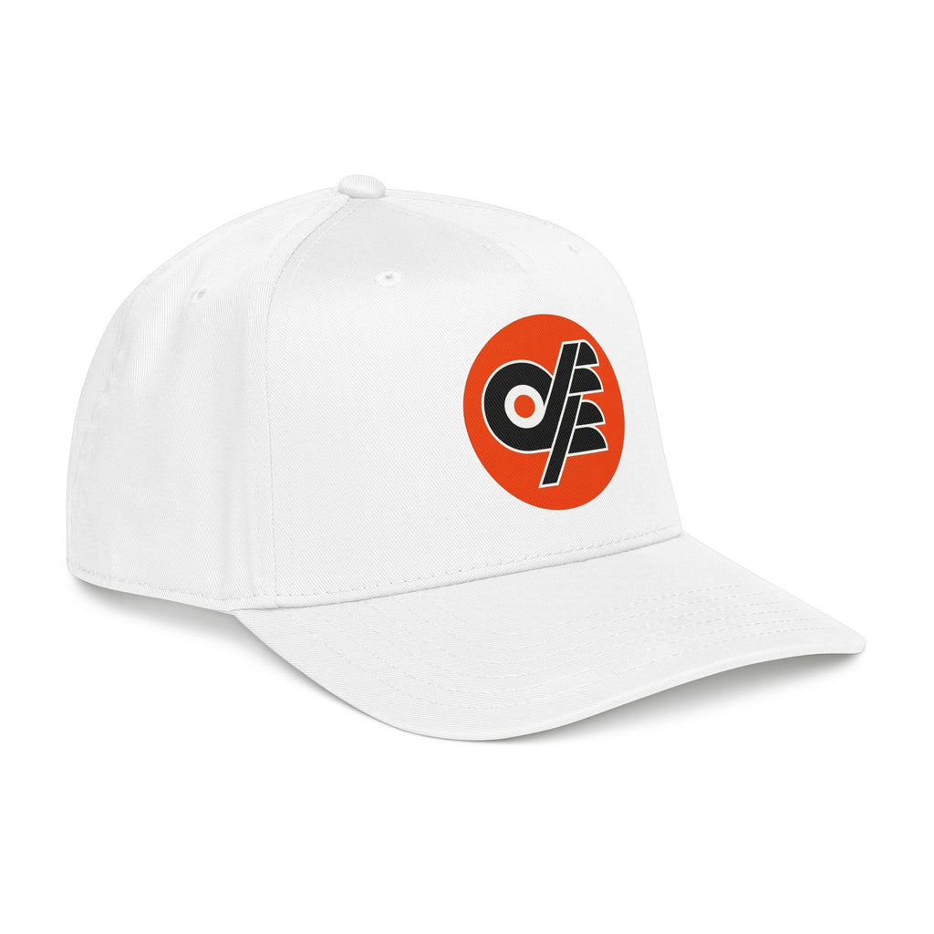 Mid Profile Baseball Cap — Vintage Orange Circle Logo Hat