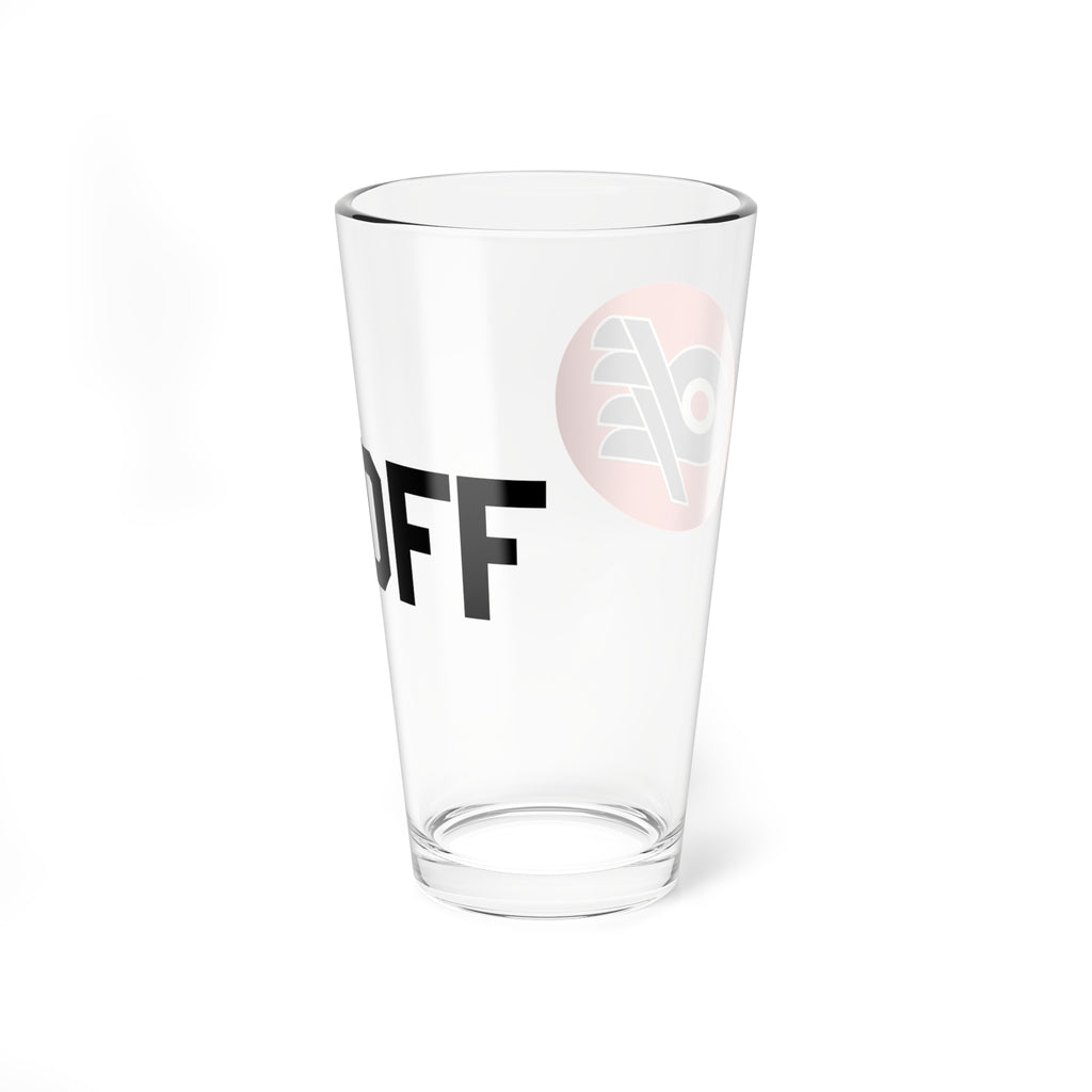 DFF logo Pint Glass, 16oz