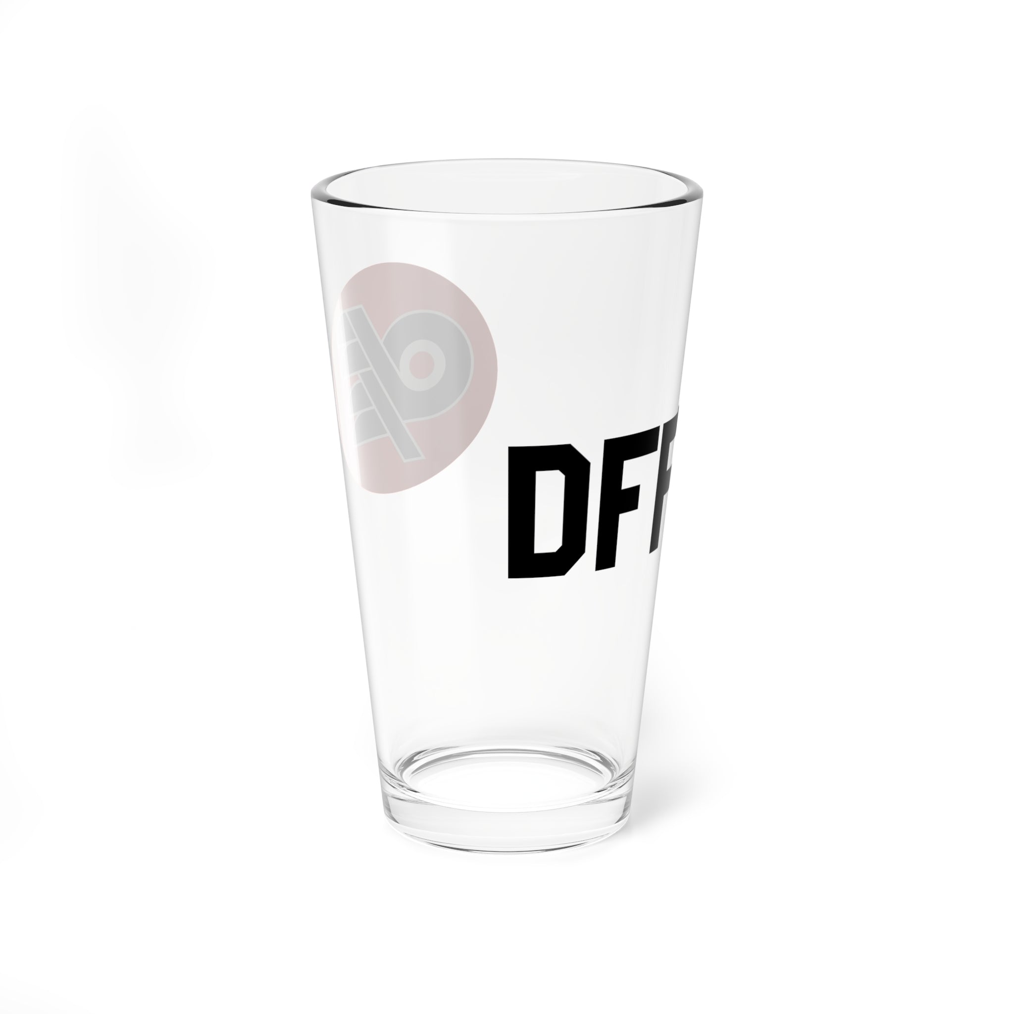 DFF logo Pint Glass, 16oz