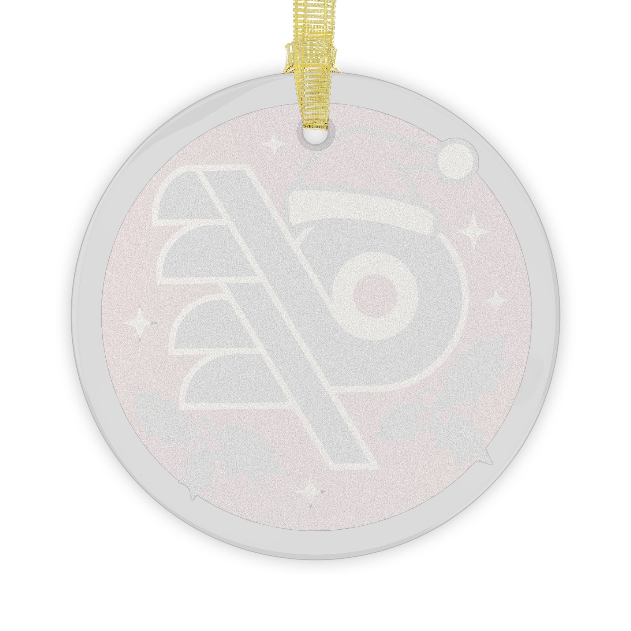 Glass Ornaments - Drunk Flyers Fans Festive Logo