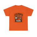 Drunk Flyers Fans Orange Hockey T-Shirt — Retro Masked Player Logo Tee