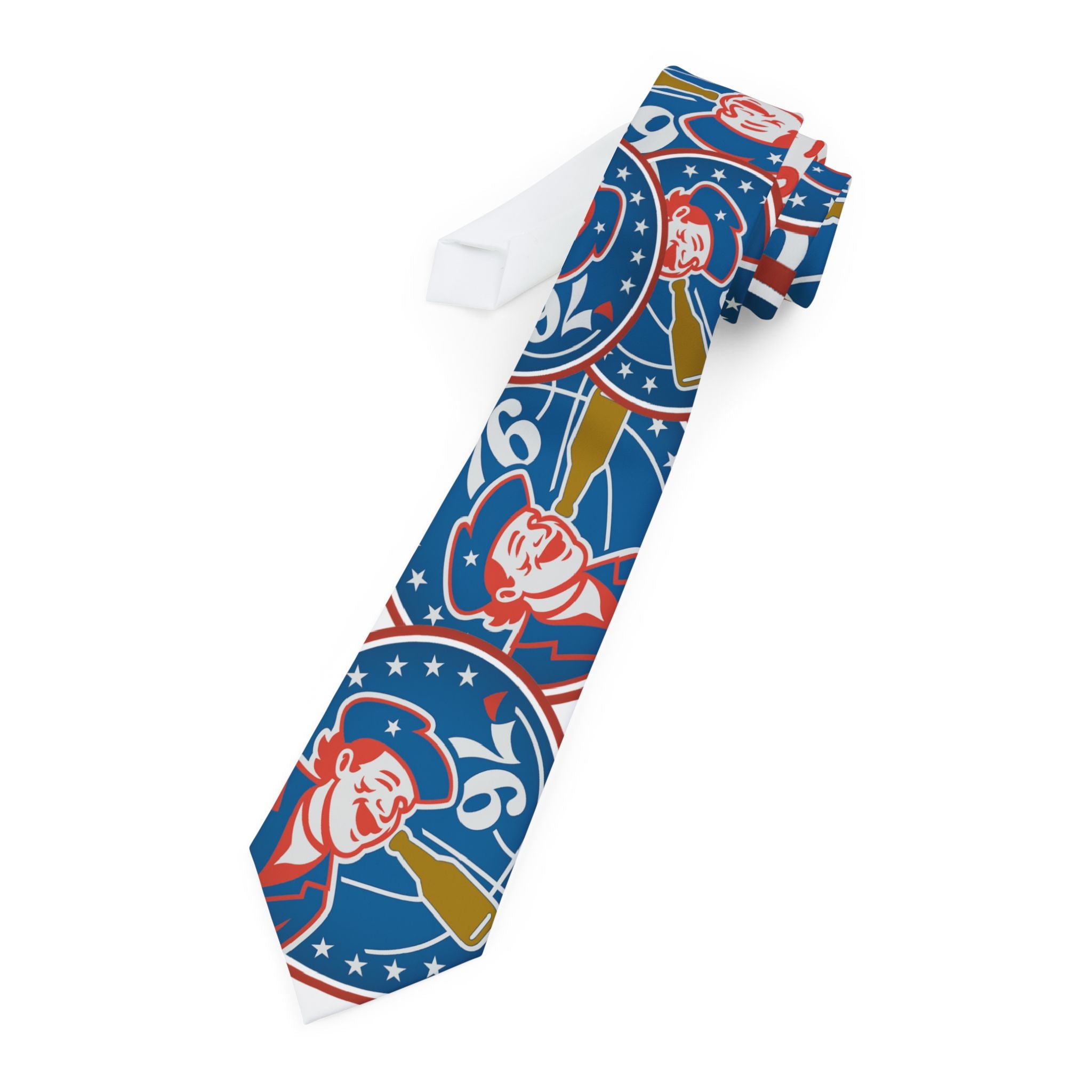 Patriotic 76ers Vintage Logo Necktie